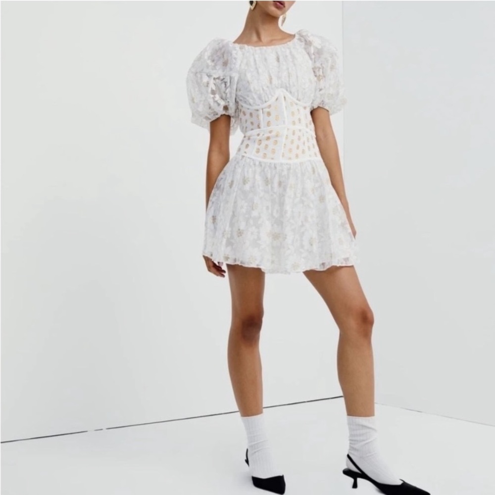 For love & lemons Lupita mini corset dress S - Picture 2 of 5